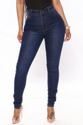 Tall Supernatural High Rise Jeans - Dark Wash Ins Street